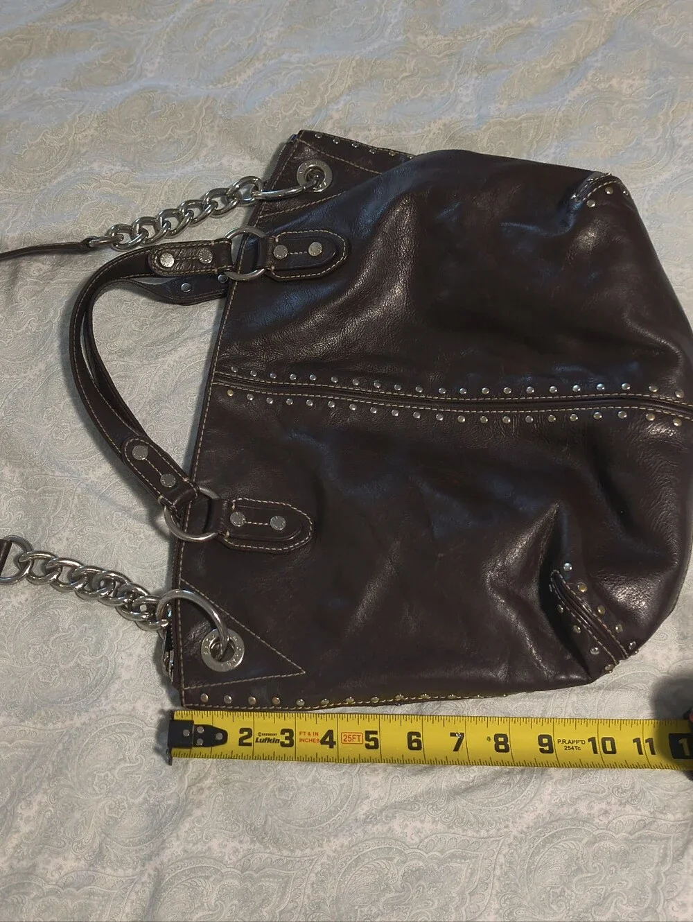 MK Brown Leather Hobo